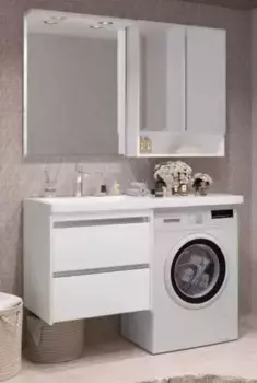 Мебель для ванной подвесная «Opadiris» Фреш 120 белая левая/правая