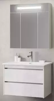 Мебель для ванной подвесная «Opadiris» Фреш 80 белая