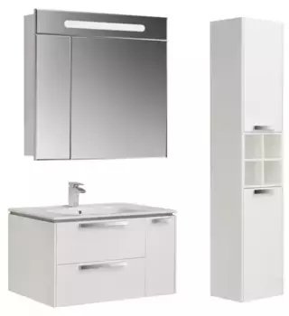 Мебель для ванной подвесная «Roca» Lago 80 белый глянец