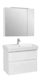 Мебель для ванной подвесная «Roca» Oleta new 80 белый глянец
