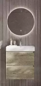 Мебель для ванной подвесная «Roca» Ona 60 тёмный вяз