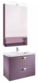 Мебель для ванной подвесная «Roca» The Gap 80 фиолетовая