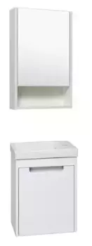 Мебель для ванной подвесная «Runo» Микра 40 белая