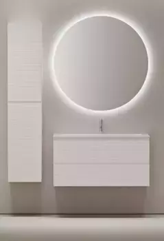 Мебель для ванной подвесная «Sancos» Folk 100 Bianco