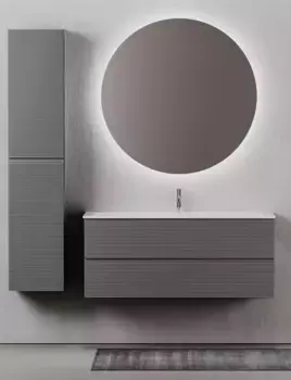 Мебель для ванной подвесная «Sancos» Folk 120 Grey soft