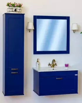 Мебель для ванной подвесная «Sanflor» Ванесса 75 индиго