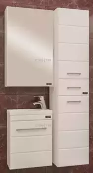 Мебель для ванной подвесная «СанТа» Омега 40 (Como 40) белая