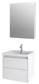 Мебель для ванной подвесная «Spectrum» Маттей 50 белая