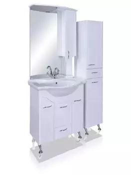 Мебель для ванной «Runo» Севилья 75 белая