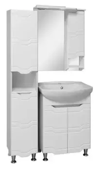 Мебель для ванной «Runo» Стиль 65 белая