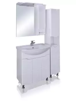 Мебель для ванной «Runo» Стиль 75 белая