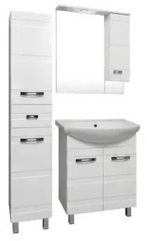 Мебель для ванной «Runo» Турин 65 белая