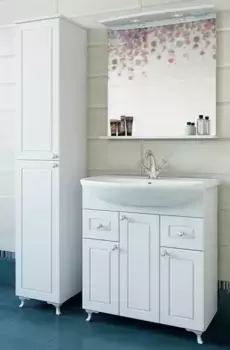 Мебель для ванной «Sanflor» Софи 75 New белая