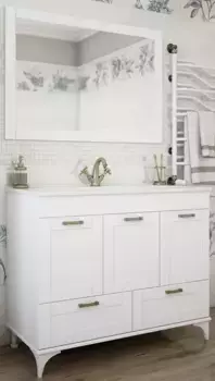 Мебель для ванной «Sanflor» Ванесса 105 белая