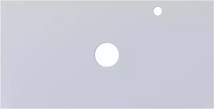 Мебельная столешница «Aquanet» Арт 90 столешница МДФ белая матовая