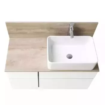 Мебельная столешница «Aquaton» Мишель 100 1A253103MIX40 ЛДСП дуб Эндгрейн