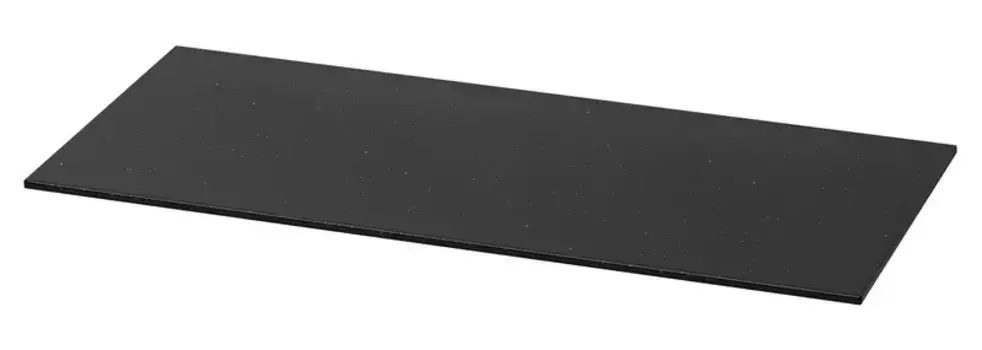 Мебельная столешница «Brevita» Steffany 105 искусственный камень чёрная