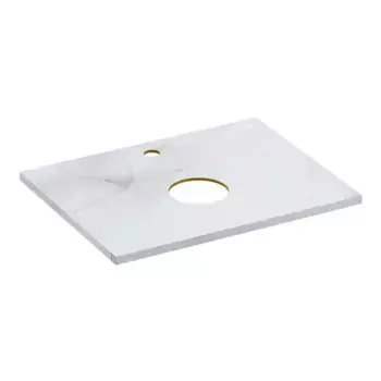 Мебельная столешница «Cersanit» Stone Aura 60/45 керамогранит светло-серый сатиновый