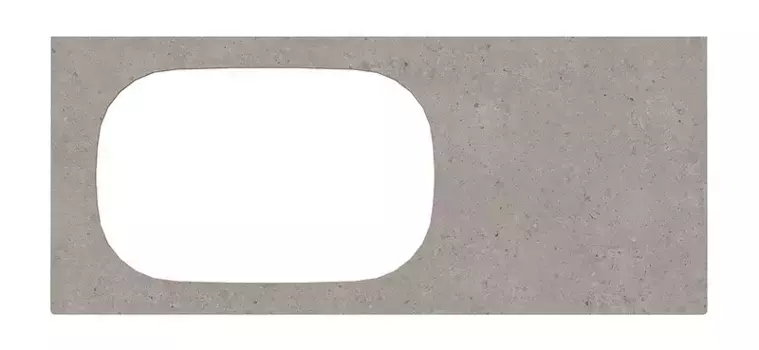Мебельная столешница «Kerama Marazzi» Magicka MA.2.0.SG519920R/120 120/49,6 керамогранит серая матовая