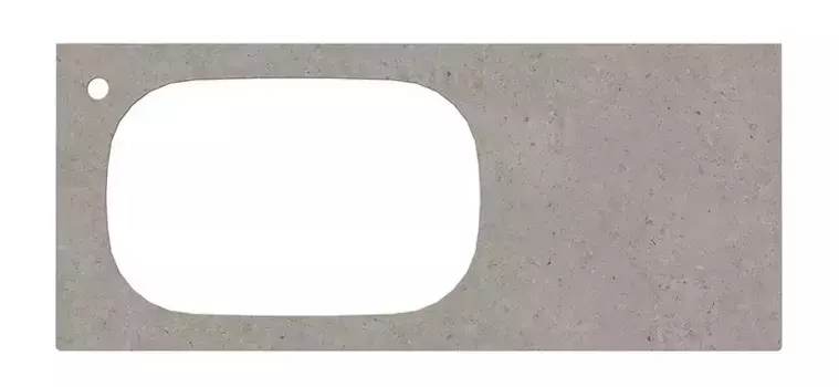 Мебельная столешница «Kerama Marazzi» Magicka MA.2.1.SG519920R/120 120/49,6 керамогранит серая матовая