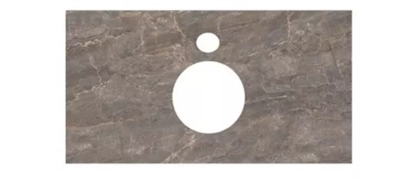 Мебельная столешница «Kerama Marazzi» Парнас 80 PL1 керамогранит пепельный лаппатированый