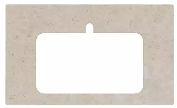 Мебельная столешница «Kerama Marazzi» Plaza PL2.DD590500R\80 80/48 керамогранит бежевый тёмный