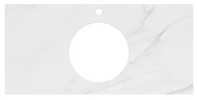 Мебельная столешница «Kerama Marazzi» Plaza PL5.SG507100R\100 100/48 керамогранит белый натуральный