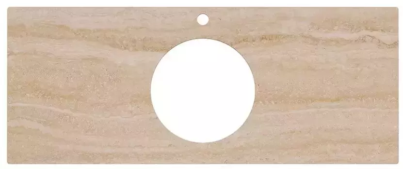 Мебельная столешница «Kerama Marazzi» Plaza PL5.SG560400R\120 117/48 керамогранит песочный