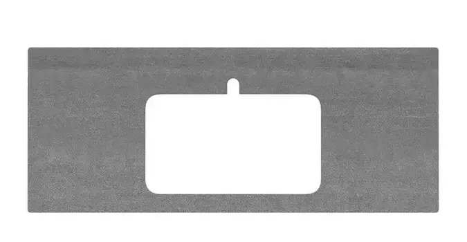 Мебельная столешница «Kerama Marazzi» Про Дабл 120 PL2 керамогранит антрацит