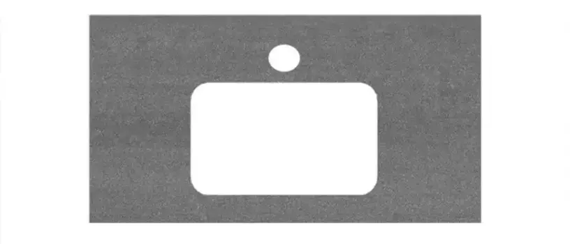 Мебельная столешница «Kerama Marazzi» Про Дабл 80 PL2 керамогранит антрацит