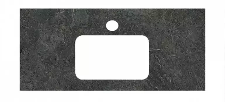 Мебельная столешница «Kerama Marazzi» Риальто 100 PL2 керамогранит зелёный тёмный