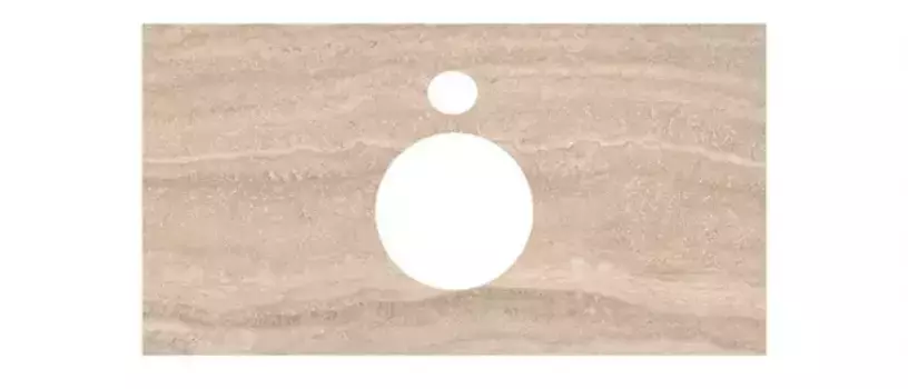 Мебельная столешница «Kerama Marazzi» Риальто 80 PL1 керамогранит песочный