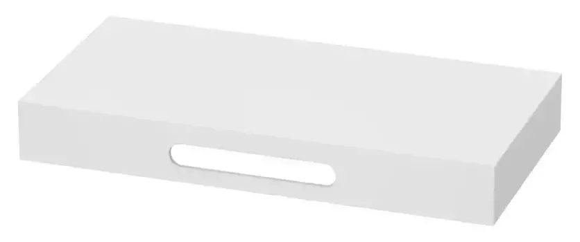 Мебельная столешница «Misty» Скарлет 100 с 1 вырезом solid surface искусственный камень белая