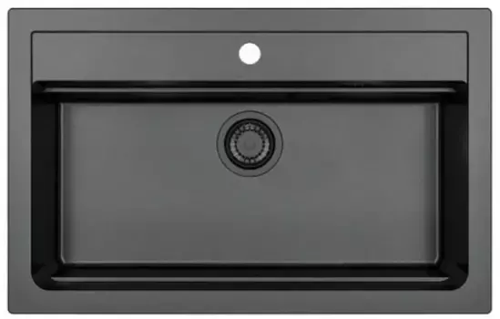 Мойка для кухни «Alveus» Atrox 40 79/50 искусственный камень Carbon- G91