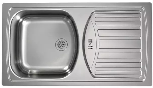 Мойка для кухни «Alveus» Basic 150 NAT-60 NEW 78/44 нержавеющая сталь нержавеющая сталь универсальная