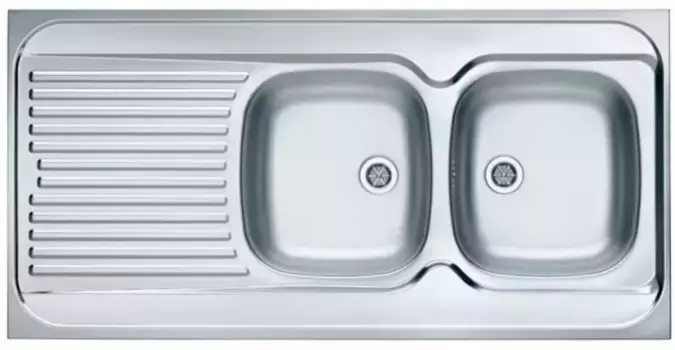 Мойка для кухни «Alveus» Classic 100 120/60 нержавеющая сталь правая