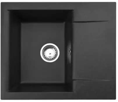 Мойка для кухни «Alveus» Gem 20 Granital 59/50 искусственный камень чёрная универсальная