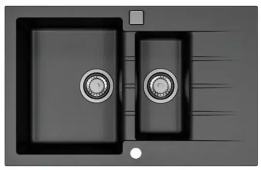 Мойка для кухни «Alveus» Granital Cadit 70 79/50 искусственный камень Carbon