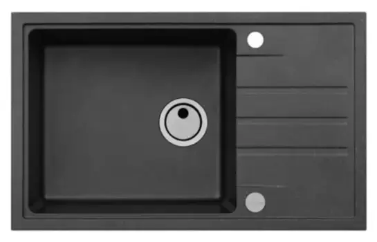 Мойка для кухни «Alveus» Intermezzo 130 78/48 искусственный камень carbon