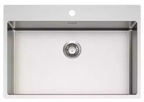 Мойка для кухни «Alveus» Nox 130 74/52 с интегрированным сифоном нержавеющая сталь брашированная сталь