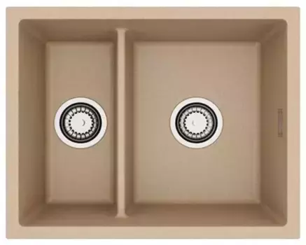 Мойка для кухни «Alveus» Omni 50 55/45 искусственный камень Beige-55