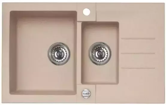 Мойка для кухни «Alveus» Rock 70 G55 78/48 искусственный камень Beige универсальная