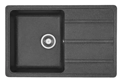 Мойка для кухни «Aquaton» Аманда 78/51 искусственный камень графит универсальная