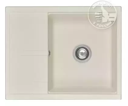 Мойка для кухни «Aquaton» Делия 65/52 искусственный камень жемчуг универсальная