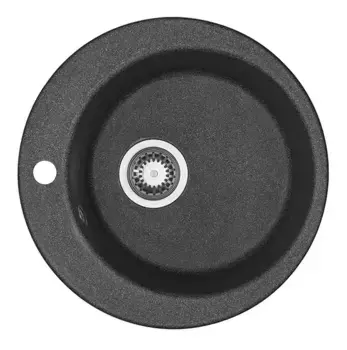 Мойка для кухни «Aquaton» Иверия 48/48 искусственный камень графит