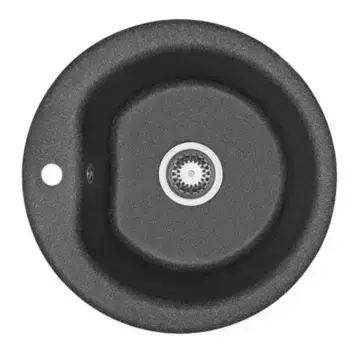 Мойка для кухни «Aquaton» Мида 51/51 искусственный камень графит