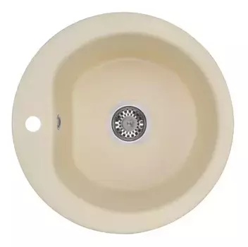 Мойка для кухни «Aquaton» Мида 51/51 искусственный камень шампань