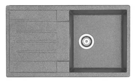 Мойка для кухни «Aquaton» Верона 86/50 искусственный камень серая универсальная