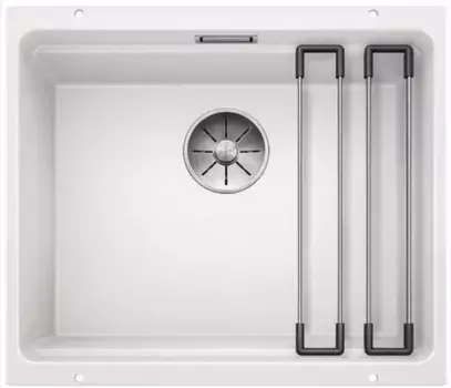 Мойка для кухни «Blanco» Etagon 500-U 53/46 искусственный камень белый