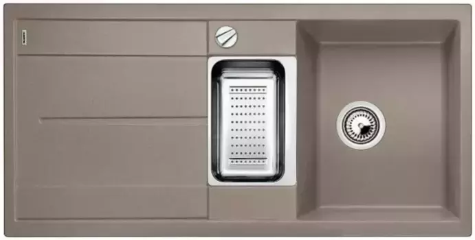 Мойка для кухни «Blanco» Metra 6 S 100/50 искусственный камень серый беж универсальная